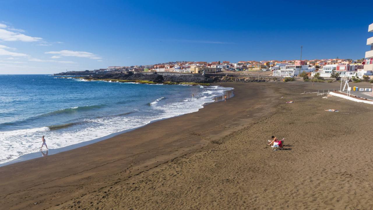 Playa de La Garita, en Telde Playa de La Garita, en Telde