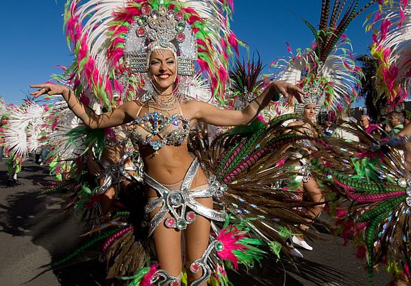 Comparsa en el Carnaval de Gran Canaria