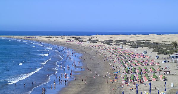 Vista panorámica Playa del Inglés