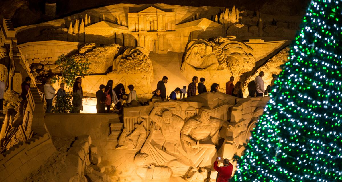 Belén de Arena 2021 - Playa de Las Canteras - Navidad en Gran Canaria: Nochevieja, Fin de Año, Reyes