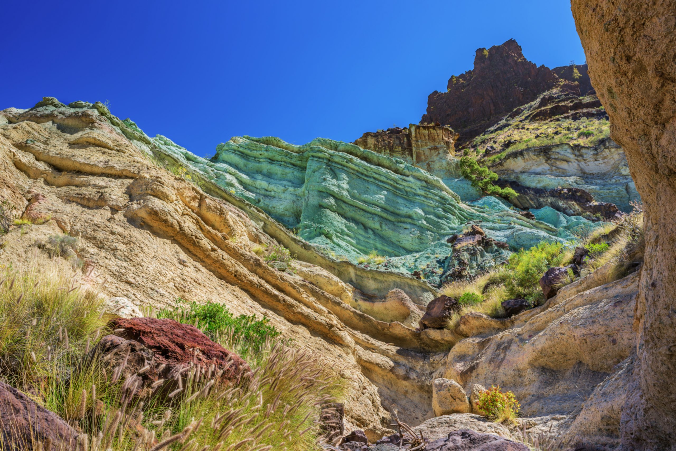 Det naturliga monumentet Los Azulejos