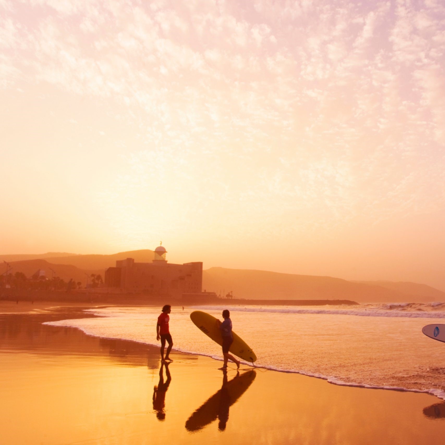 Het strand van las Canteras