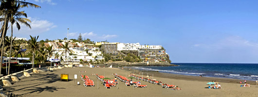 [] Vista de la playa de San Agustín