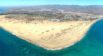 Vista panoramica delle Dune di Maspalomas