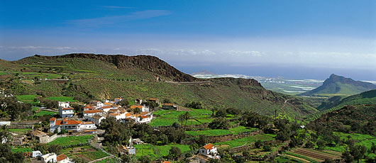 Paese nell'entroterra di Gran Canaria