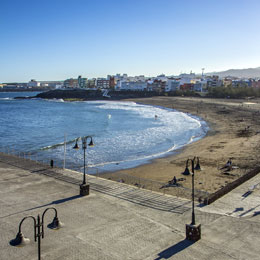 Blick vom Aussichtpunkt Playa de Melenara