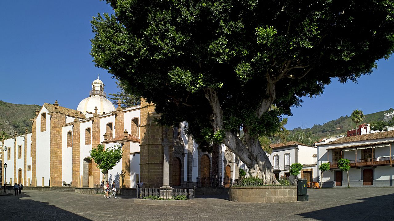 The Basilica of Our Lady of El Pino, in Teror