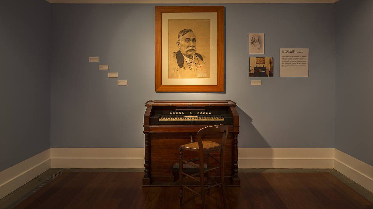 Piano de Pérez Galdós en su Casa Museo de Las Palmas de Gran Canaria