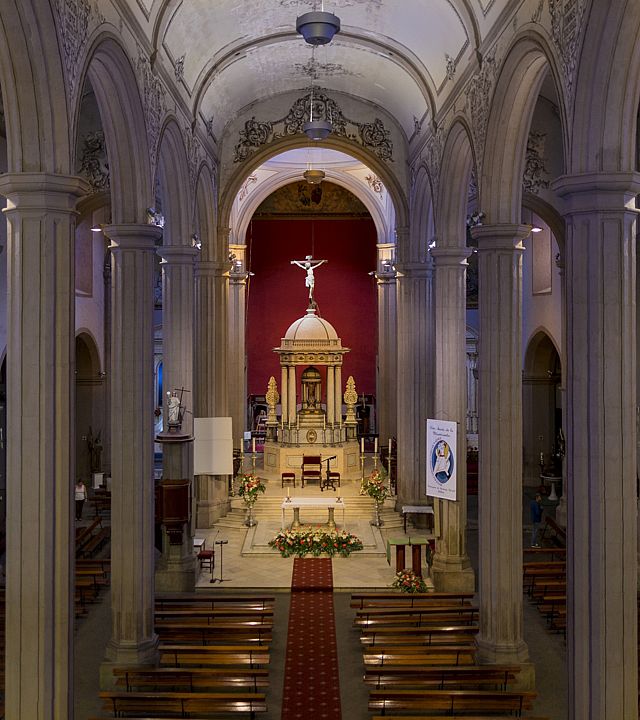 Interior de la Iglesia de Santiago Apóstol de Gáldar