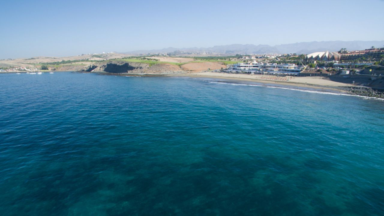 Playa de Meloneras en el municipio de San Bartolomé de Tirajana