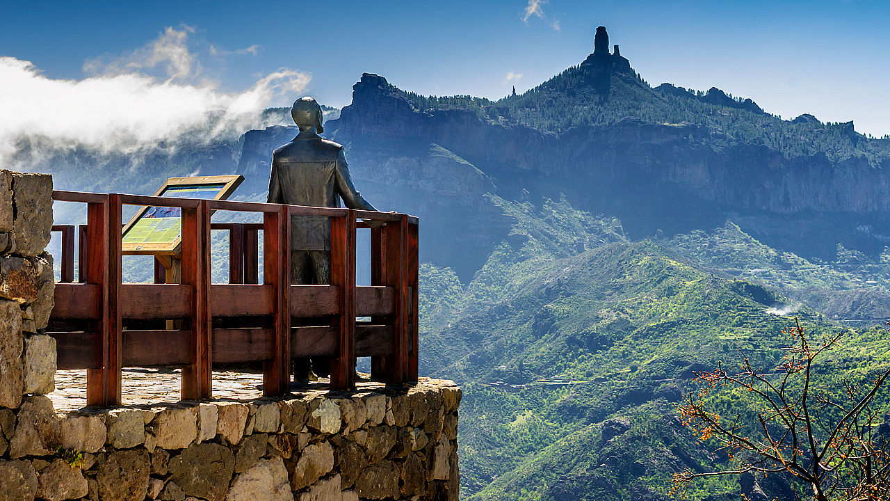 Mirador de Unamuno en Artenara