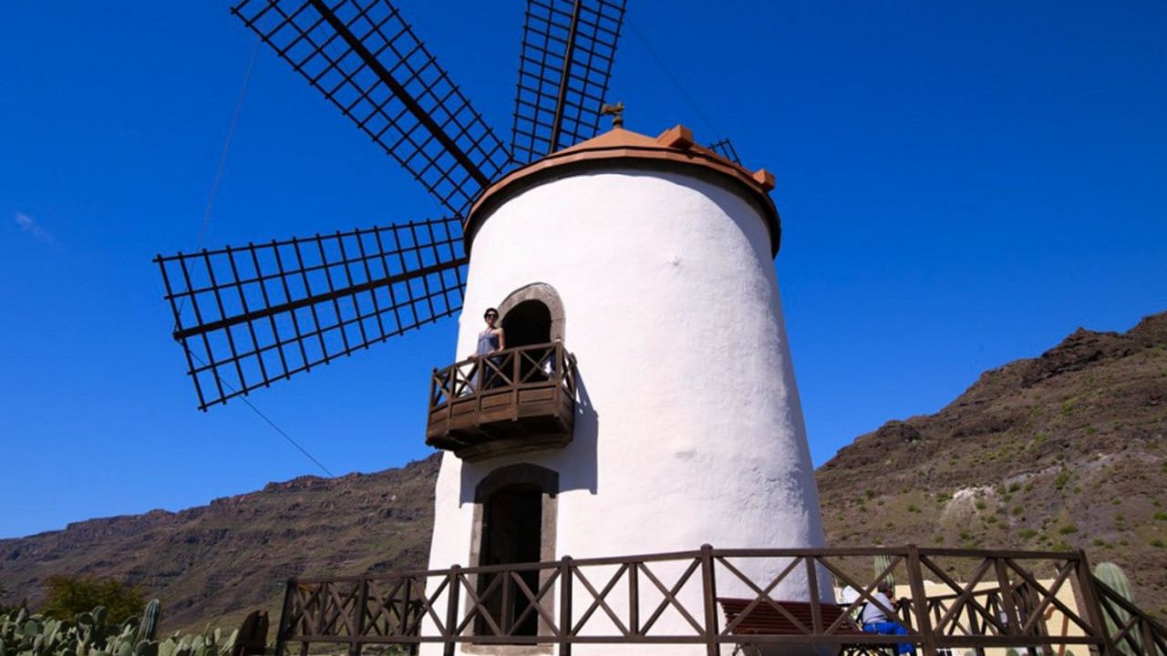 The Molino Quemado (burnt mill) of Mogán