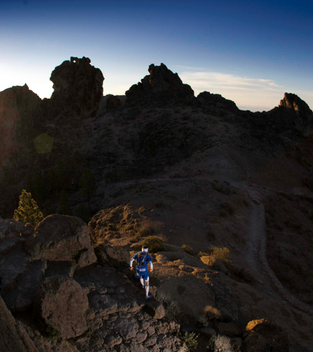 Participante de una edición anterior de la TransGranCanaria