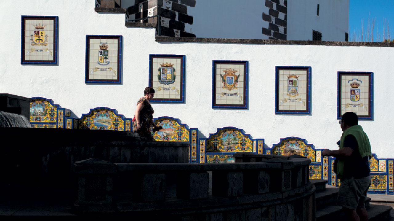 Paseo de Gran Canaria, in Firgas