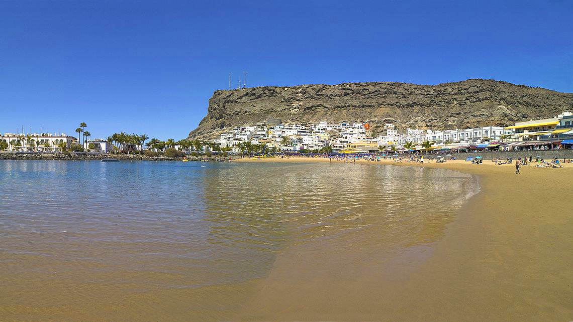 Playa de Mogán, en Gran Canaria