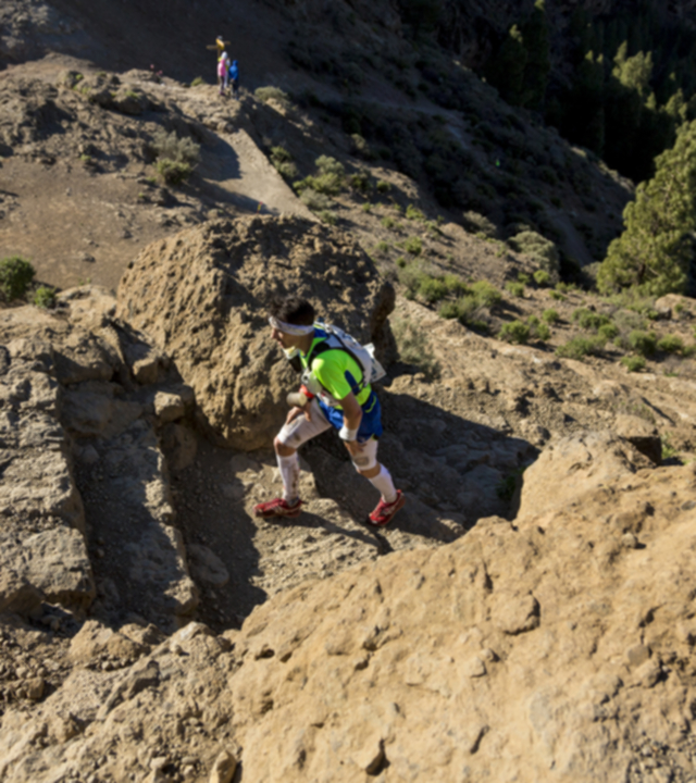 Participante de una edición anterior de la TransGranCanaria