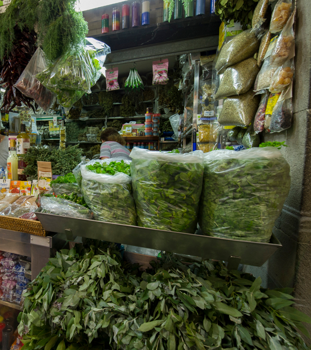 Detalle de un pueto en el Mercado de Vegueta