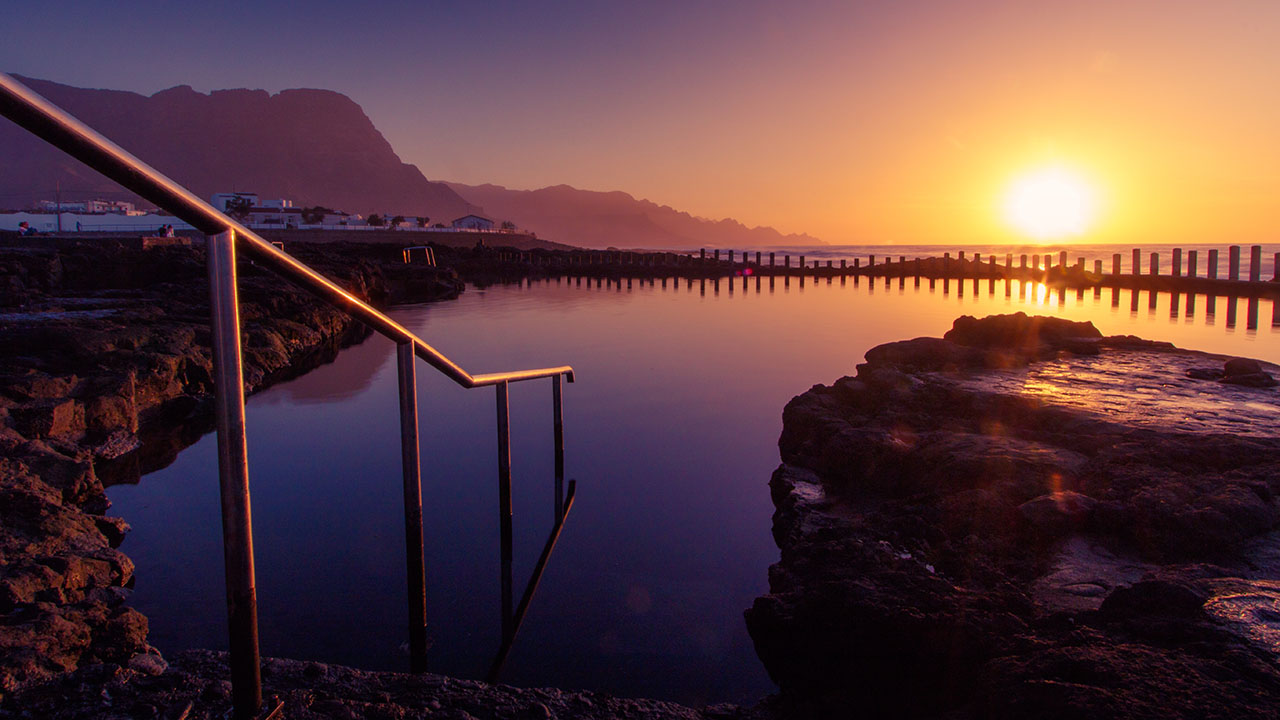 Piscinas naturales Las Salinas en Agaete, Gran Canaria