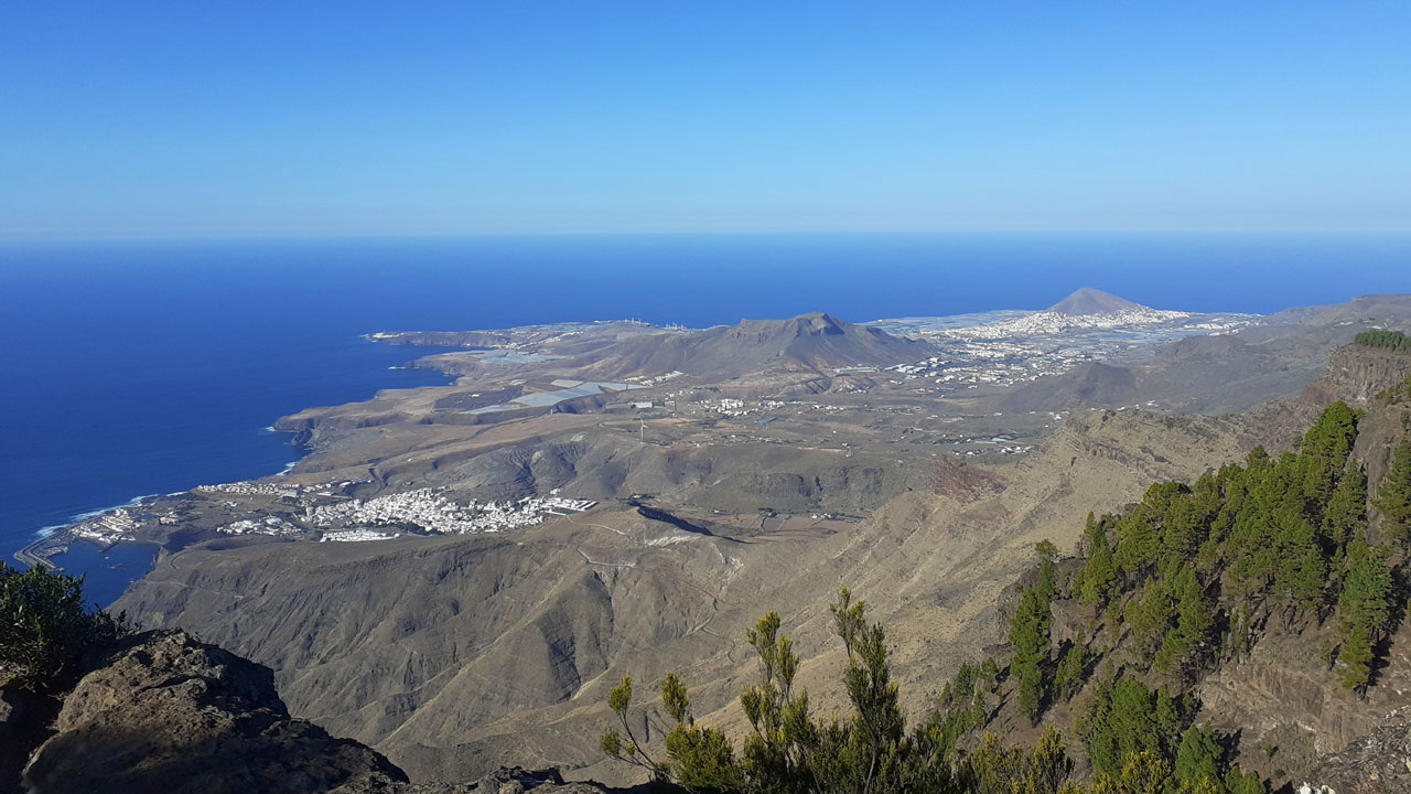 Agaete desde Tamadaba