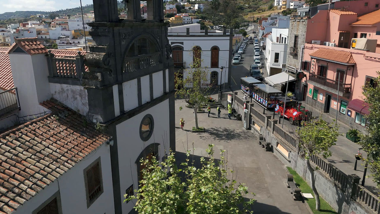 Aguas de Firgas Train touring Firgas Photo by: Aguaide Trains