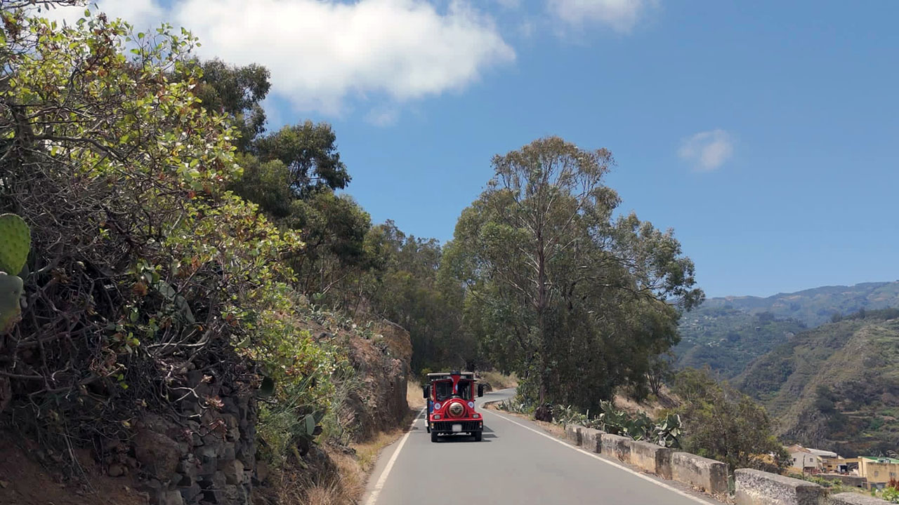 Aguas de Firgas Train touring Firgas Photo by: Aguaide Trains