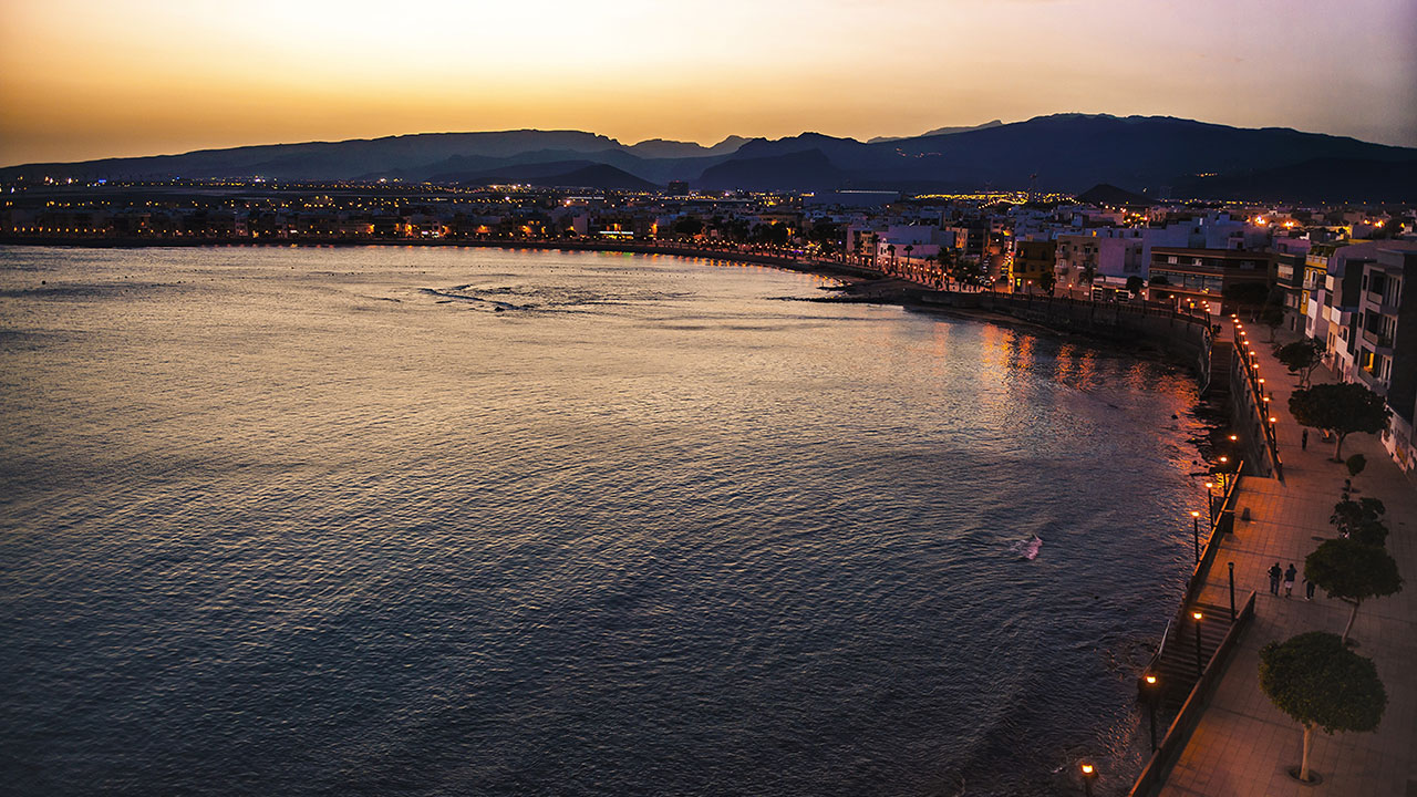 Atardecer en Arinaga, Agüimes