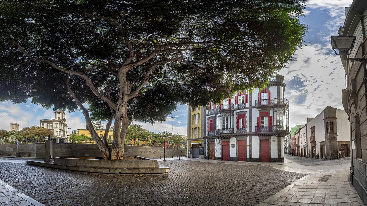 Calle Mesa de León, calle Pelota. Vegueta, Las Palmas de Gran Canaria