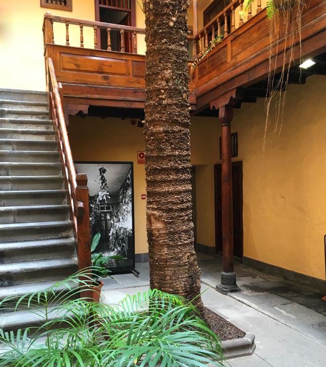 The inside of the Don Benito Pérez Galdós House Museum