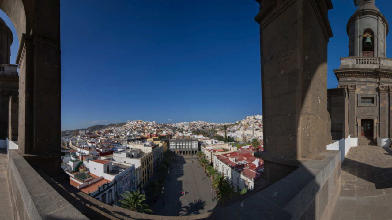 Ansichten von der Kathedrale der Kanarischen Inseln
