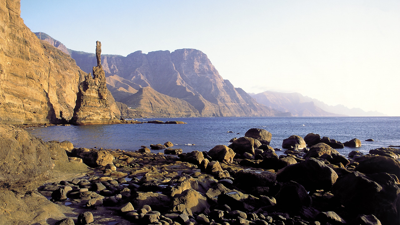 „Dedo de Dios” in Las Nieves, Agaete