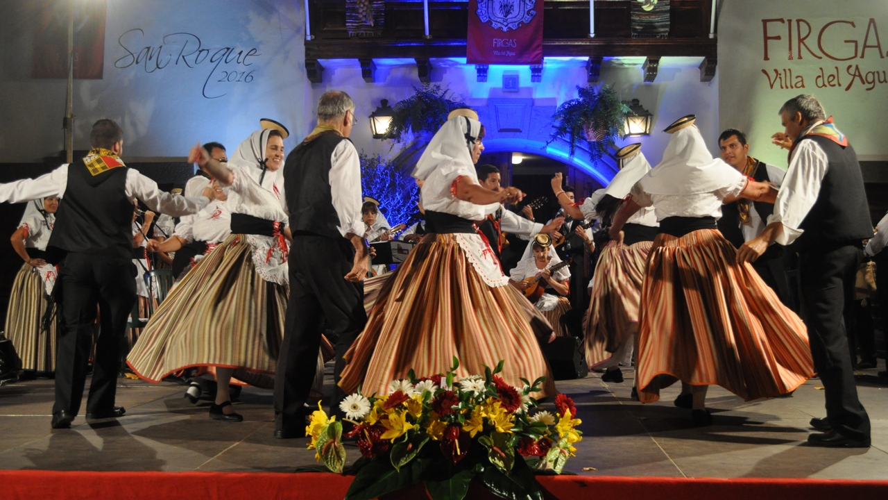 Folkloretreffen in der Marktstadt Firgas, Gran Canaria