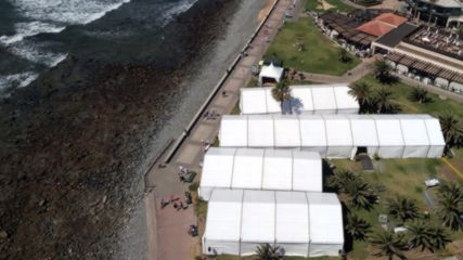 Ein Teil der Kunsthandwerksmesse Feria de Artesanía de Verano del Faro de Maspalomas 