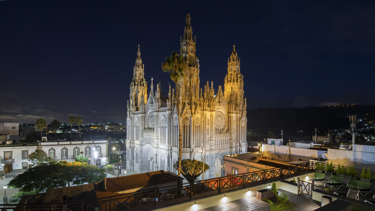 Views from the terrace at the Emblematic Hotel