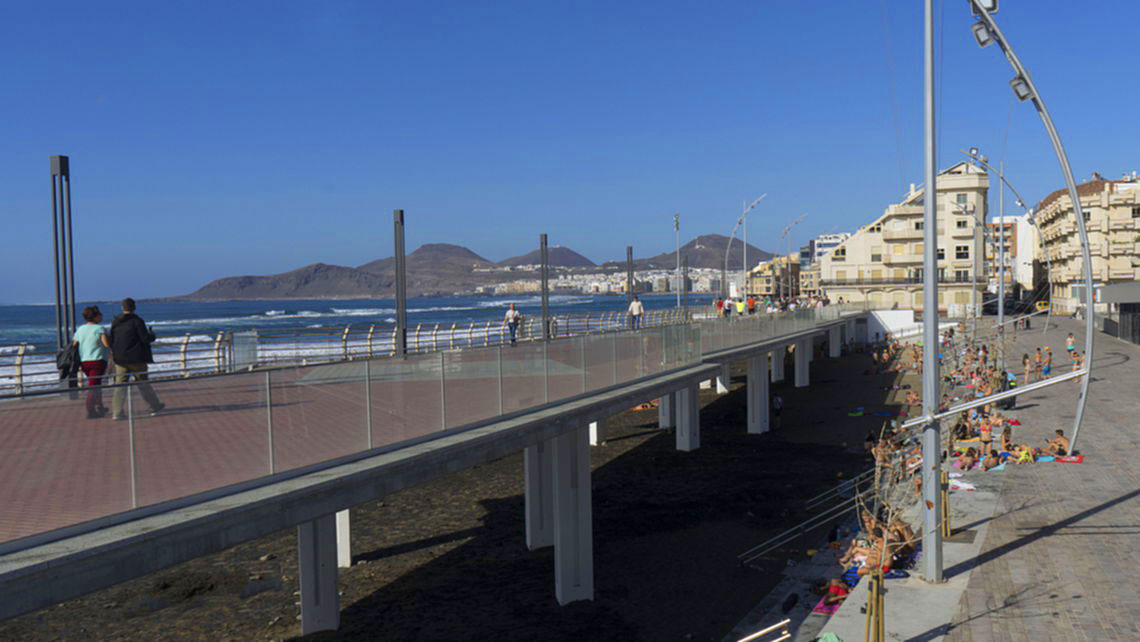 Nueva Pasarela de la Playa de Las Canteras