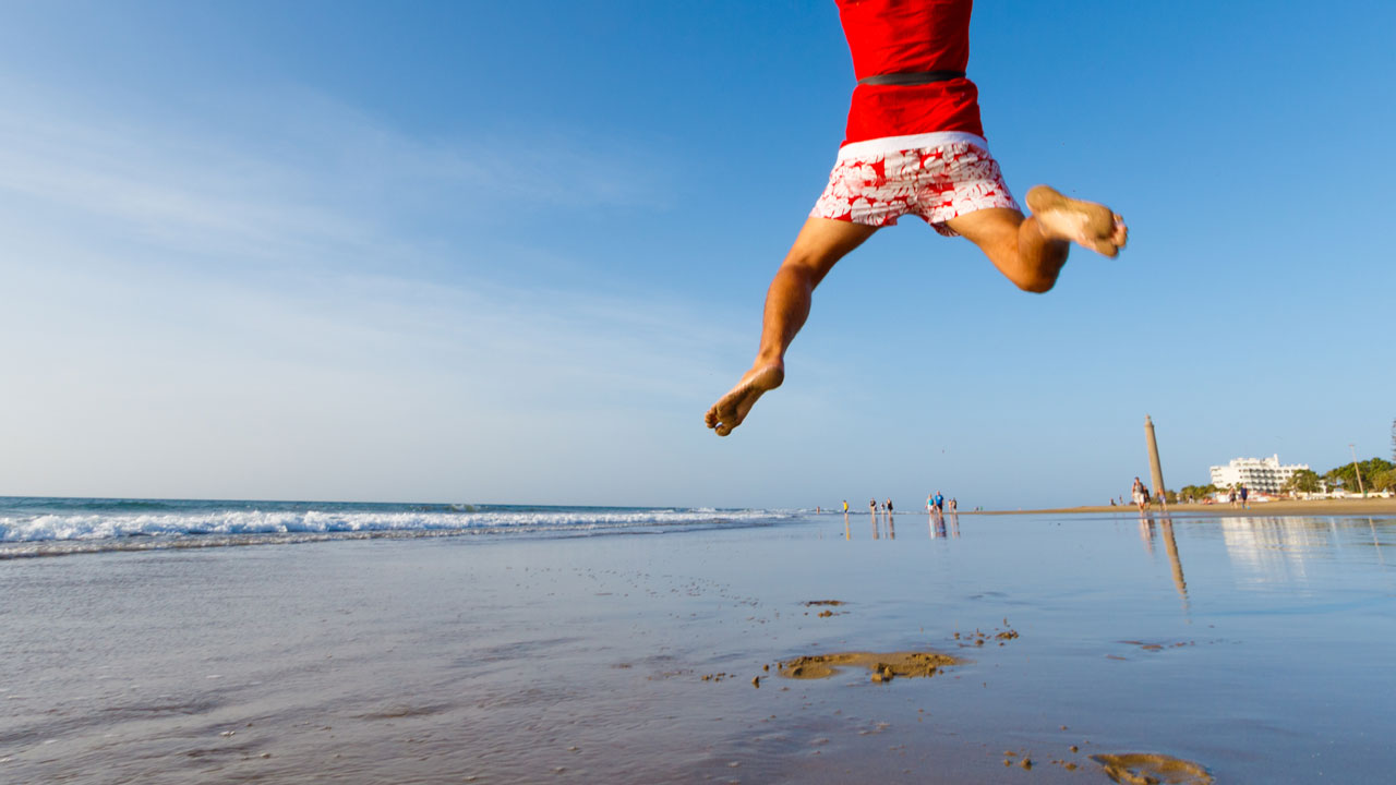 Christmas in Maspalomas beach