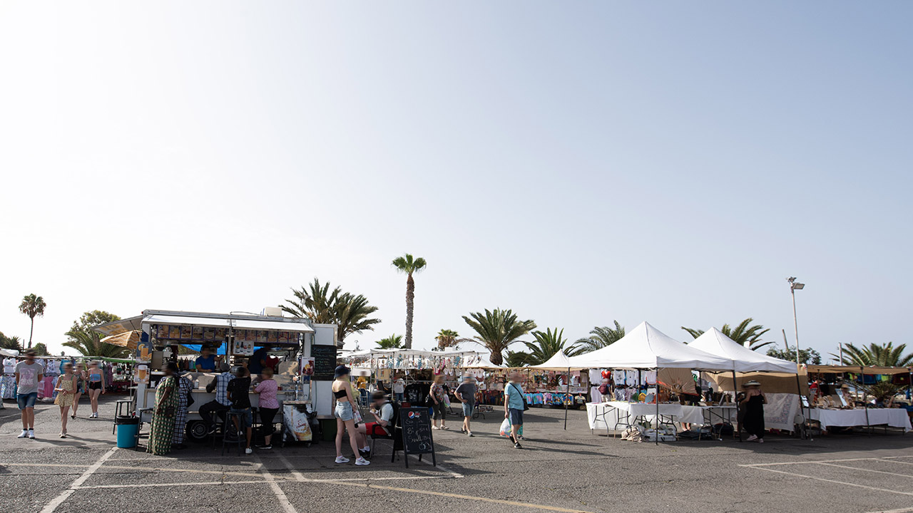 Straßenmarkt in Arguineguín 