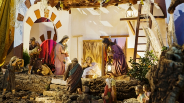 Nacimiento en una edición pasada de Navidad