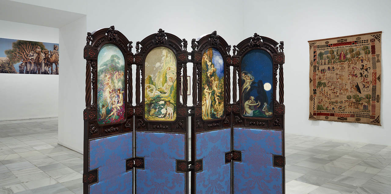 Sala de la exposición "Néstor reencontrado", obra de Néstor Martín-Fernández de la Torre, en el Museo Nacional Centro de Arte Reina Sofía Sala de la exposición "Néstor reencontrado", obra de Néstor Martín-Fernández de la Torre, en el Museo Nacional Centro de Arte Reina Sofía