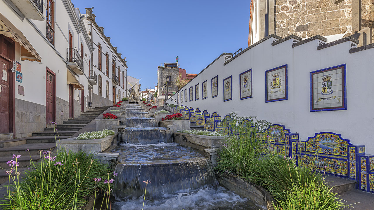 Paseo de Gran Canaria in Firgas