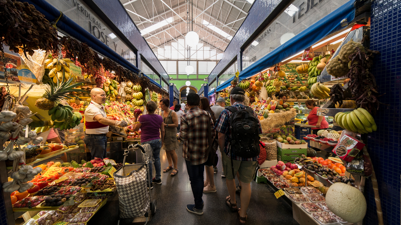 Interior del Mercado de Vegueta Interior del Mercado de Vegueta