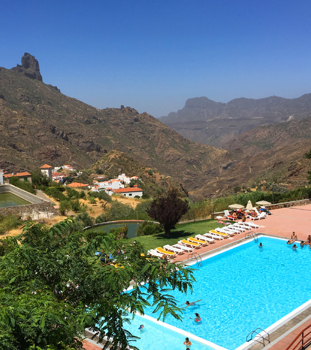 Piscina de Tejeda, en Gran Canaria