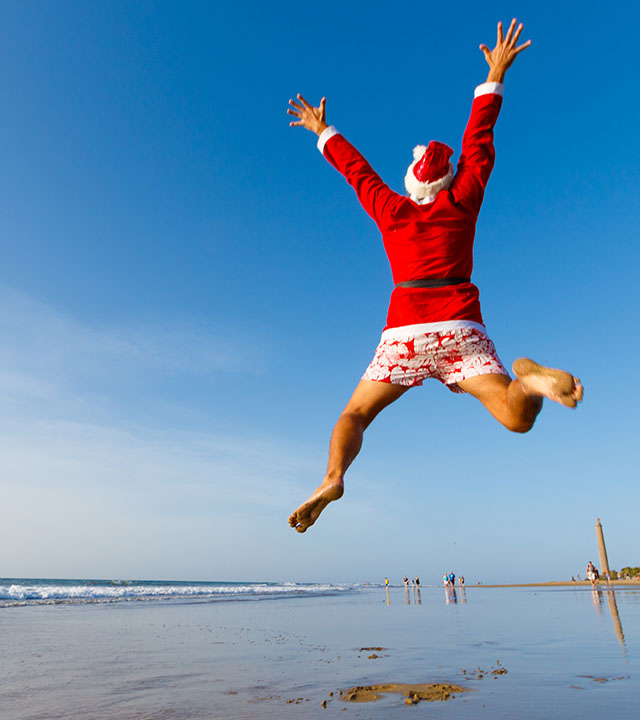 Genießen Sie Weihnachten am Strand von Maspalomas