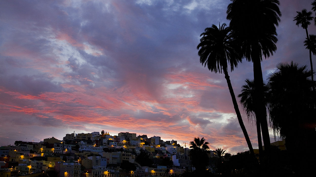 View of El Risco de San Juan in Las Palmas de Gran Canaria