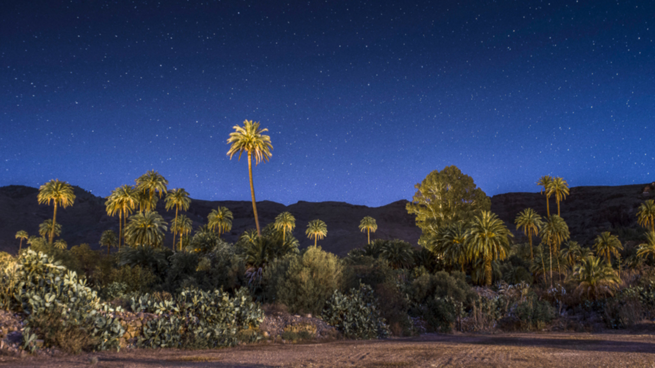 Cielo estrellado desde Santa Lucía, Gran Canaria