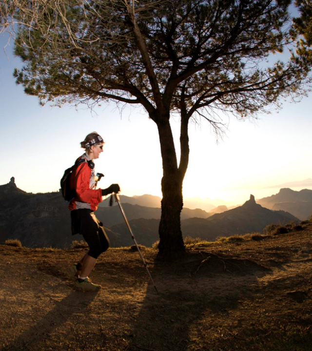 Participante de una edición anterior de la TransGranCanaria