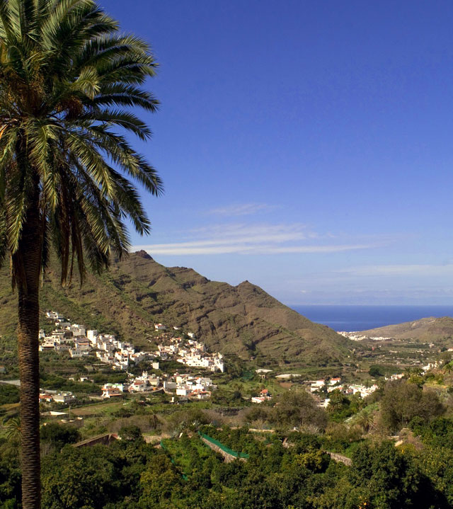 Valle de Agaete, en la isla de Gran Canaria