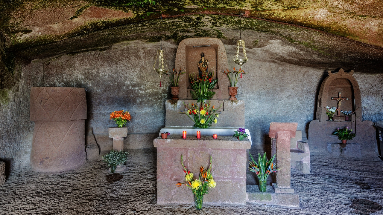 Santuario de la Virgen de la Cuevita, en Artenara