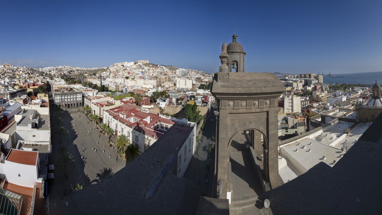 Vistas desde la Catedral, en Vegueta