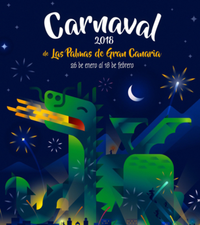 Cartel del Carnaval de Las Palmas de Gran Canaria 2018