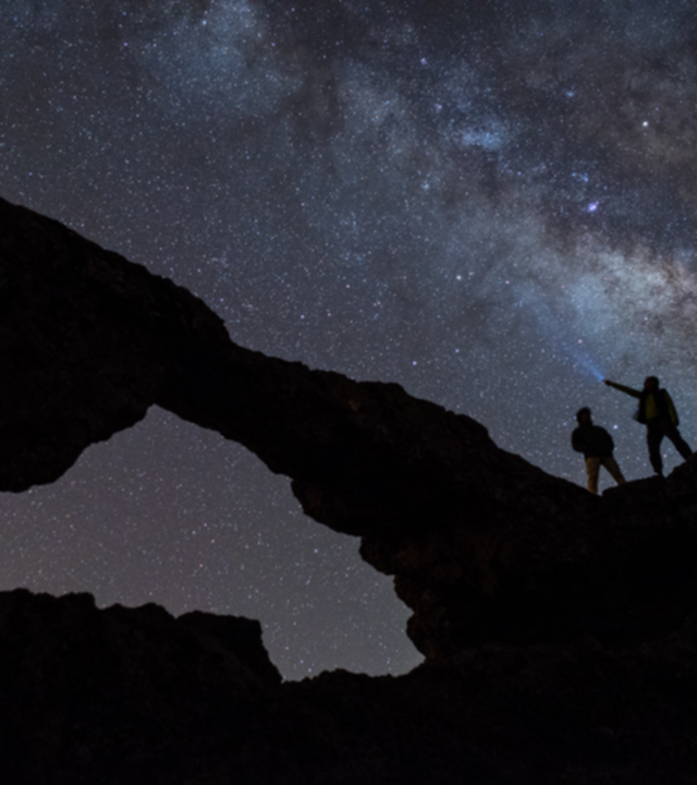 Beobachtung der Sterne von Gran Canaria aus